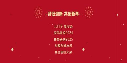 華豫萬通糧機(jī)祝您2025年元旦快樂！